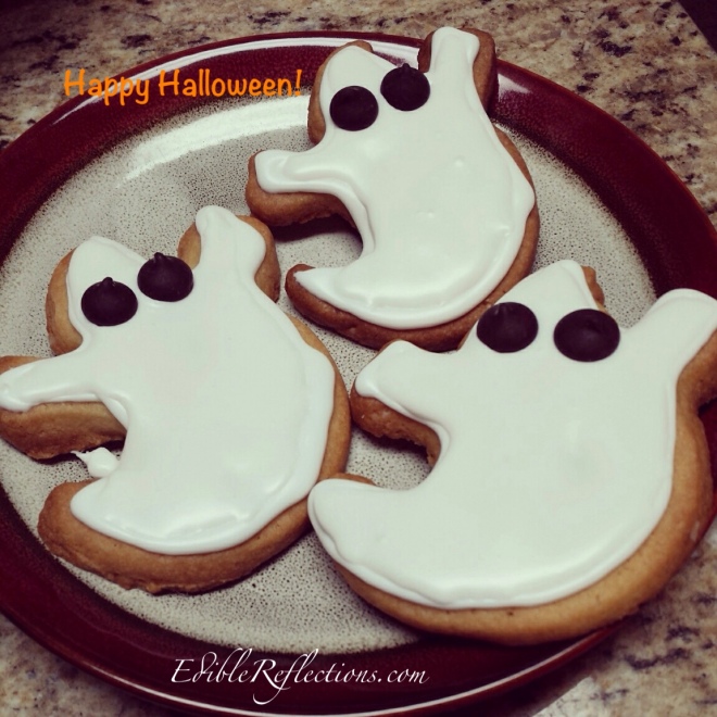 Ghost sugar cookies