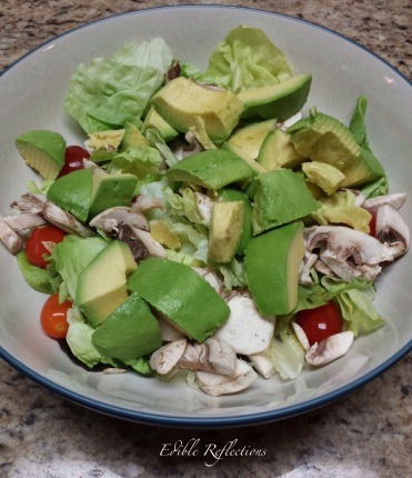 Fresh avocado salad